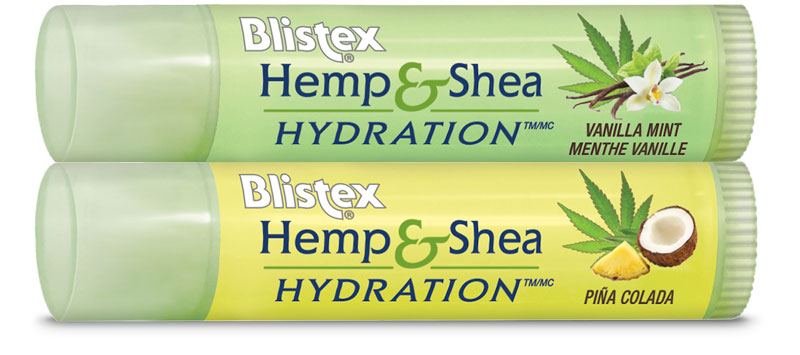Blistex Hemp and Shea Hydration Products