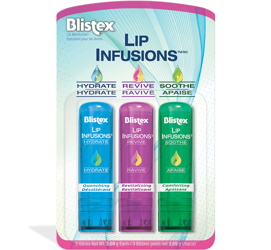 Package of Blistex Lip Infusions