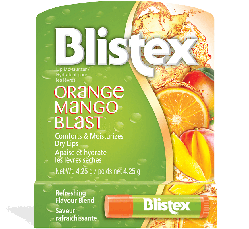 Package of Blistex Orange Mango Blast