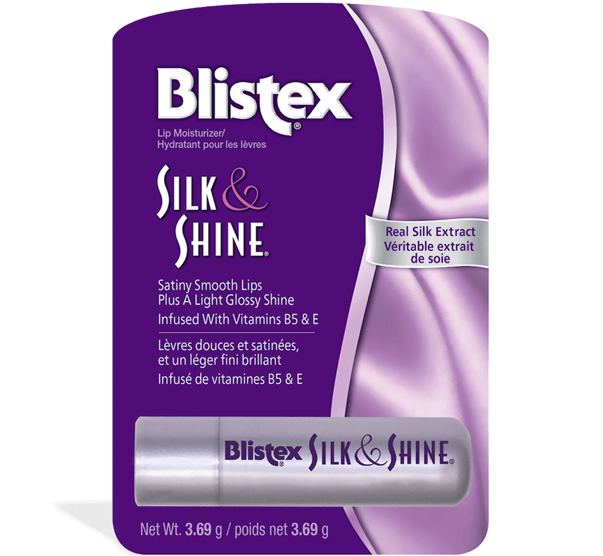 Package of Blistex Silk and Shine