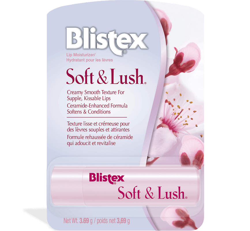 Package of Blistex Soft and Lush