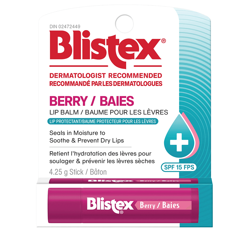 Package of Blistex Berry Balm - Learn More