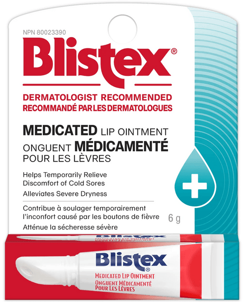 Package of Blistex Medicated Lip Ointment - Learn More