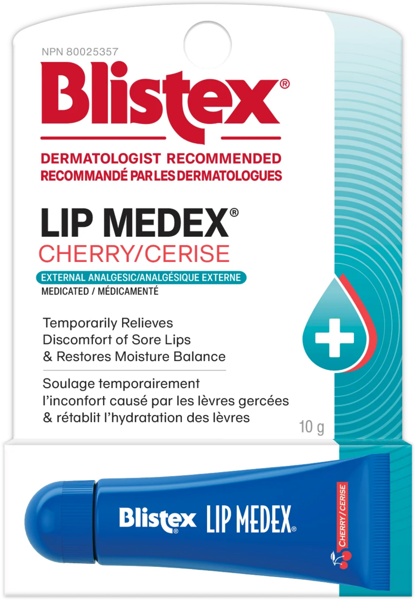 Package of Blistex Lip Medex Cherry - Learn More