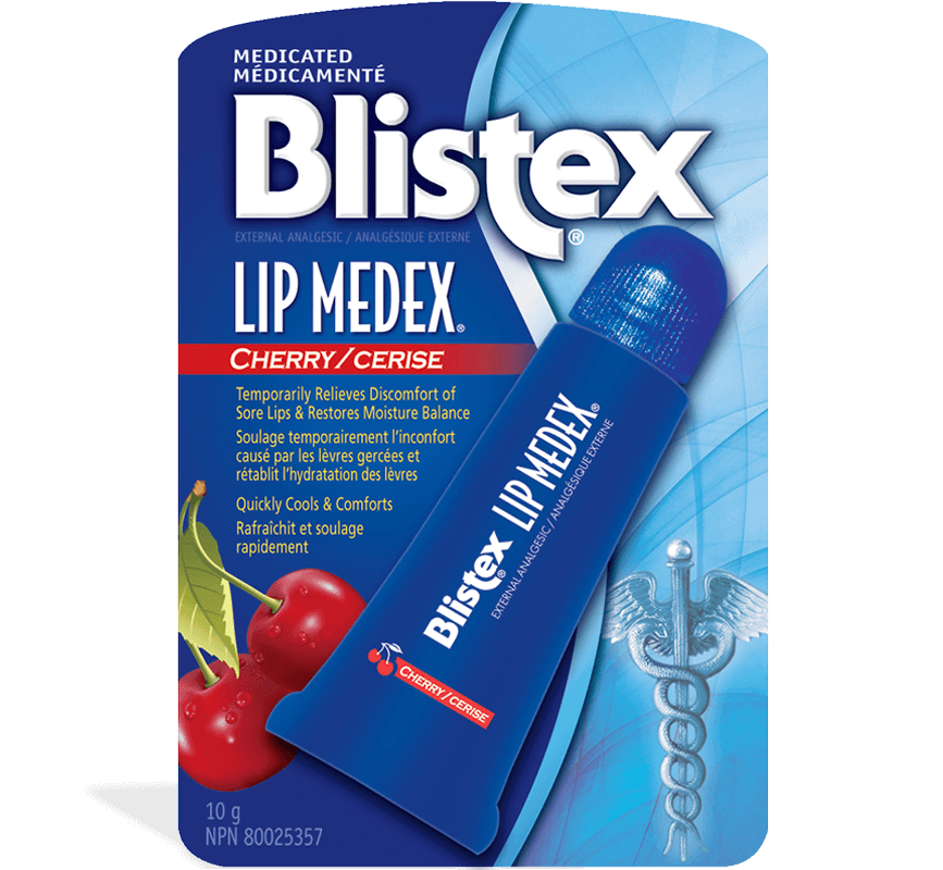 Package of Blistex Lip Medex Cherry