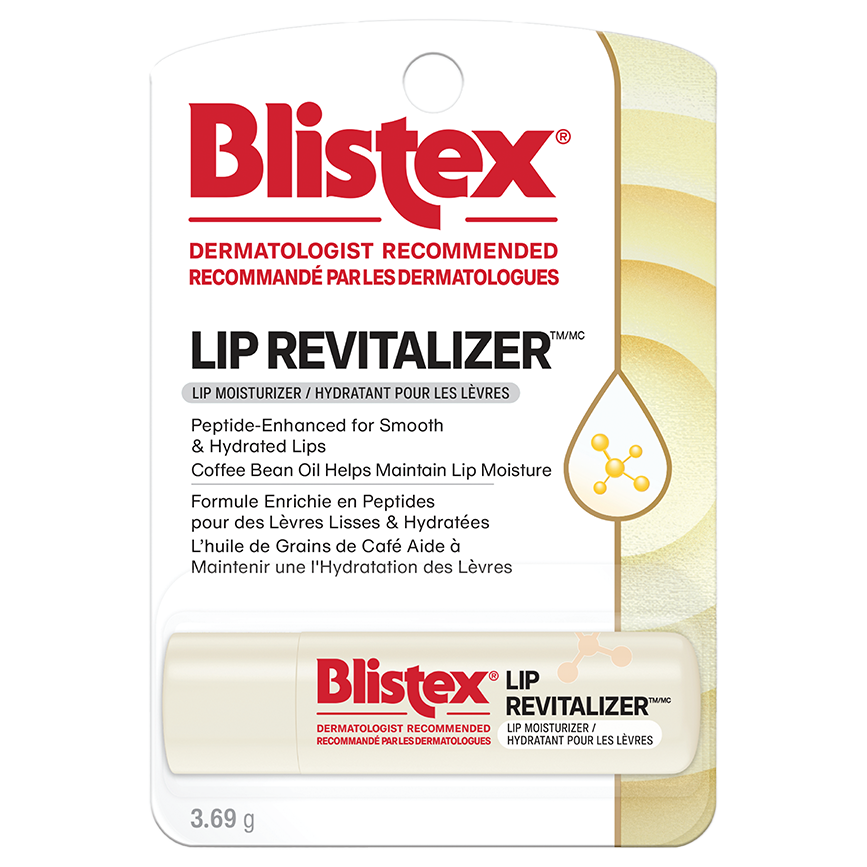 Box of blistex lip revitliazer